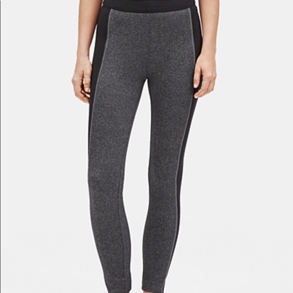 Eileen Fisher Herringbone Stretch Leggings Size M - Picture 3 of 4